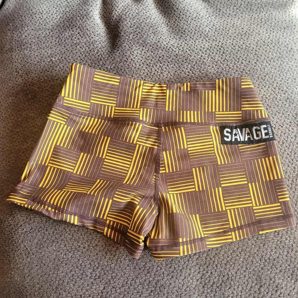 Savage barbell shorts size small
